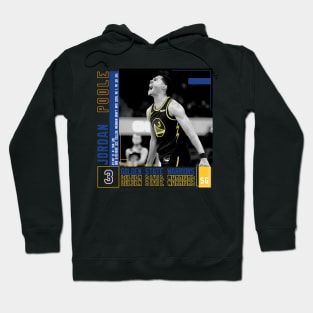 Jordan Poole Paper Poster Hoodie